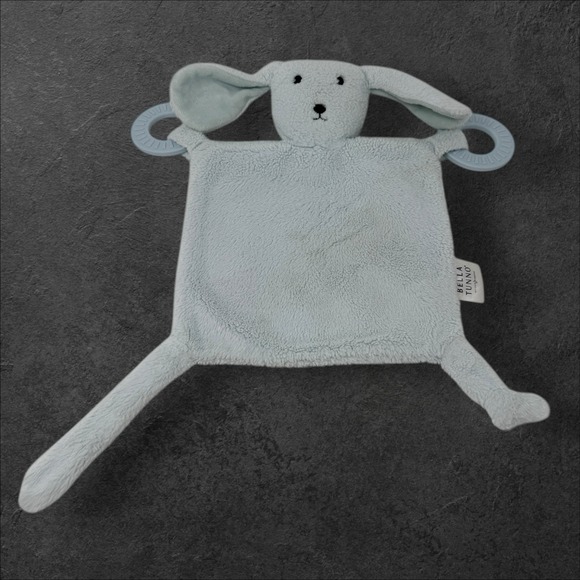 Bella Tunno Other - Bella Tunno Blue Dog Lovey Rattle Silicone Teether Rings Baby‎